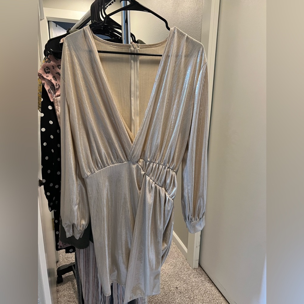 Gold Mid Dress